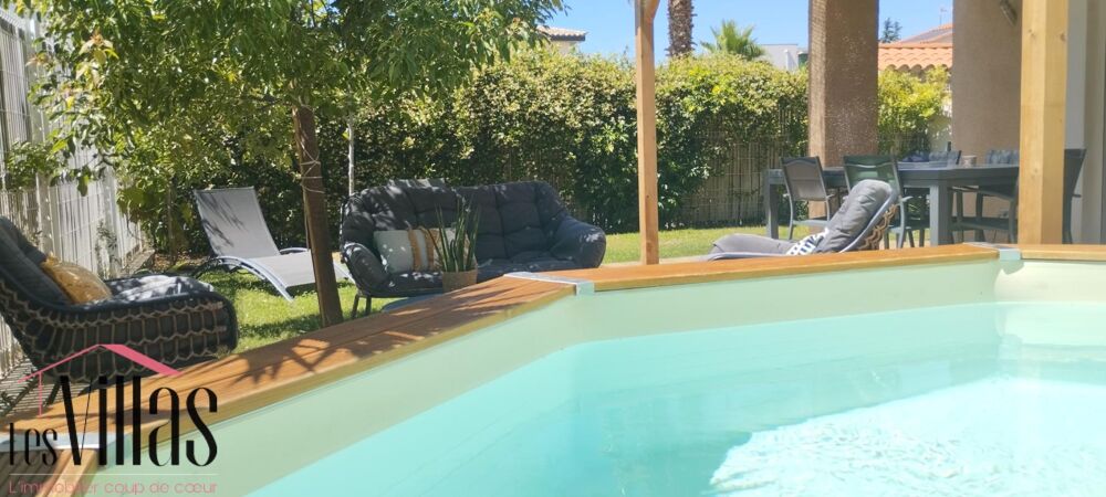 Vente Villa Maison familiale 4 chambres avec piscine proche Perpignan Le soler