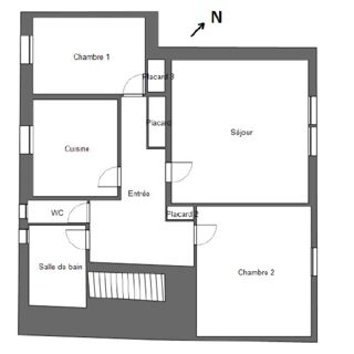  Appartement � vendre 4 pi�ces 77 m�
