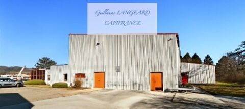   Bâtiment industriel 2 239 m² – Parcelle 9 687 m² – IZERNORE (01) 