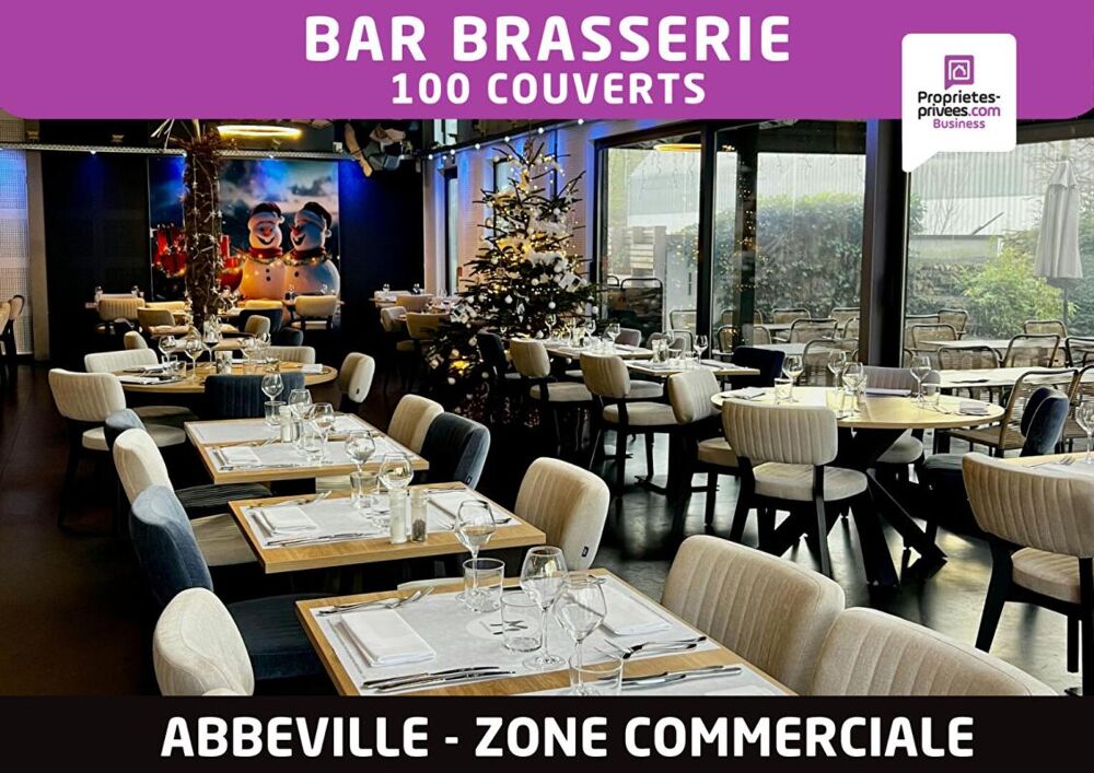   ABBEVILLE, zone commerciale - Bar Brasserie 100 couverts, terrasse 60 places - 