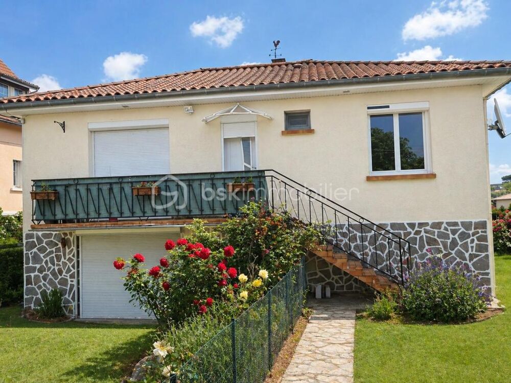 Pavillon très lumineux avec grand sous-sol et jardin clos