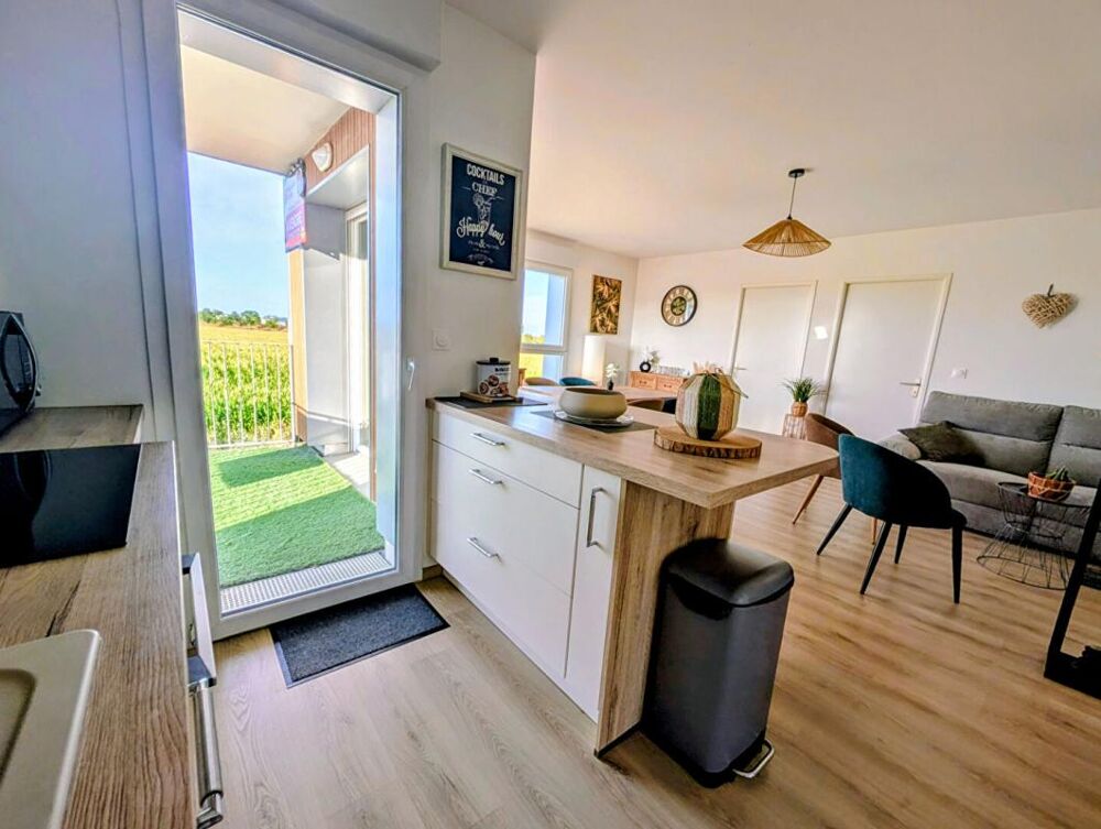 Vente Appartement URGENT : Aux portes de Caen et à 10 mn de la plage de Ouistreham, beau T3 avec grand balcon sans vis à vis Ouistreham