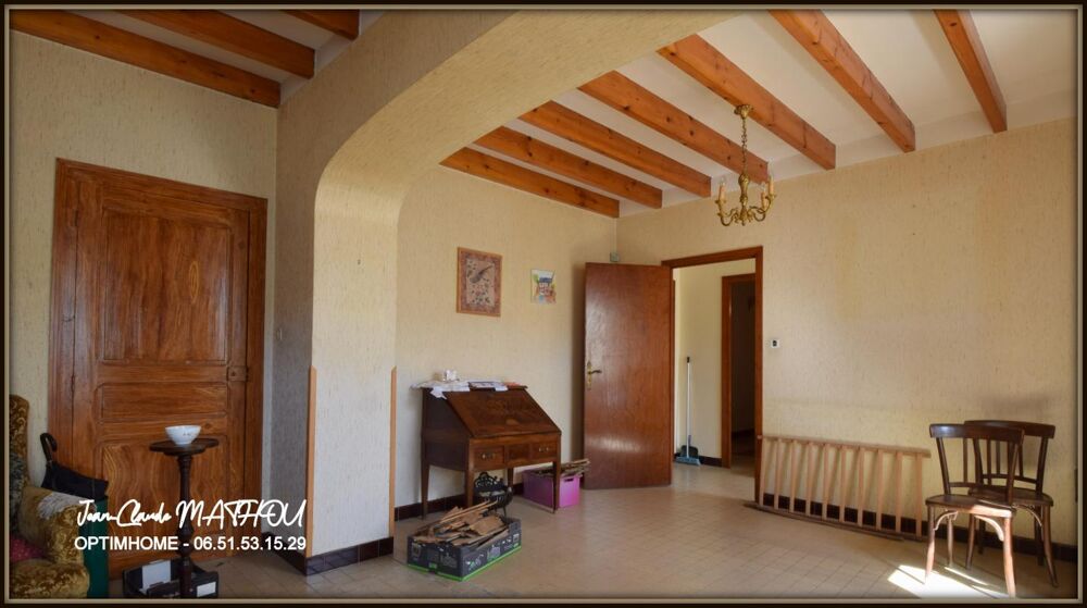 Grande maison de village 156 m²  4 chambres + terrasse 50 m²  Salles-sur-lHers