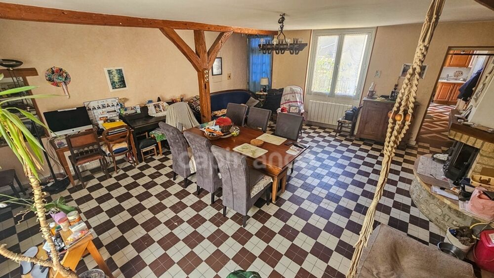 Maison à vendre AUTRUY SUR JUINE (45), maison de 5 pièces avec cave sur terrain clos