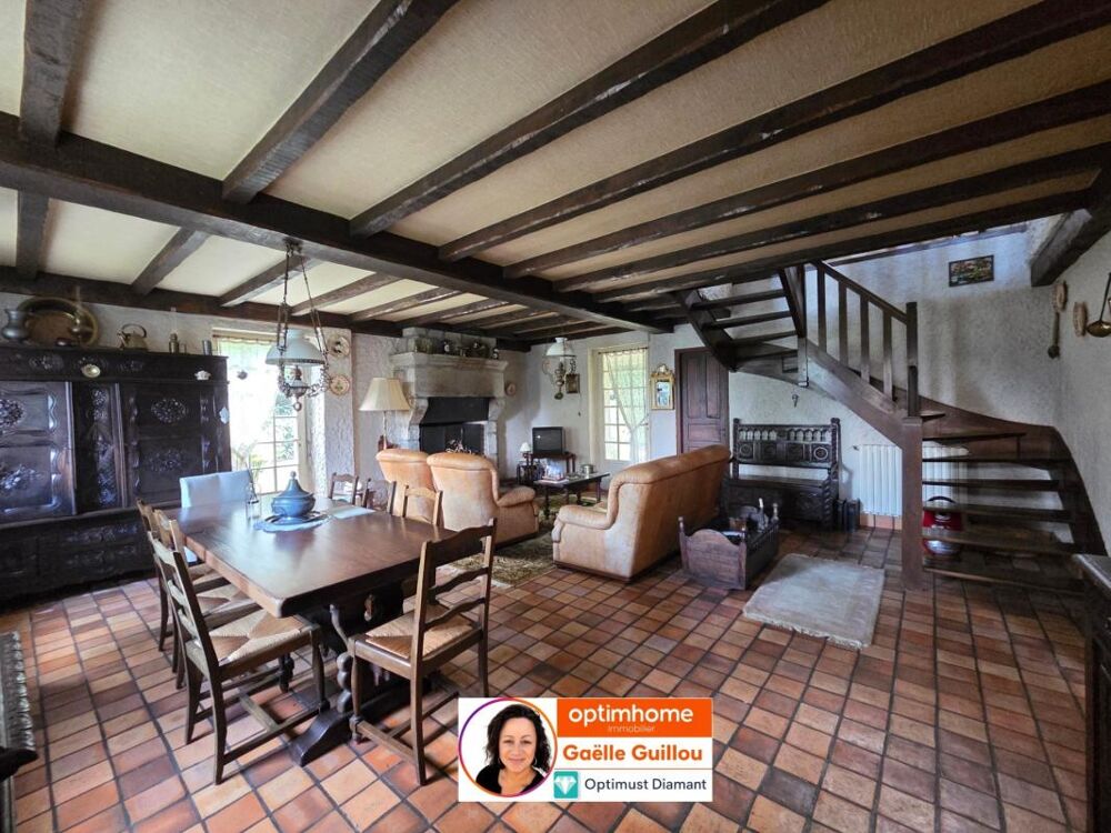 SAINT POL DE LEON Proche centre maison bourgeoise de 6 pièces - Terrain de 1000m²