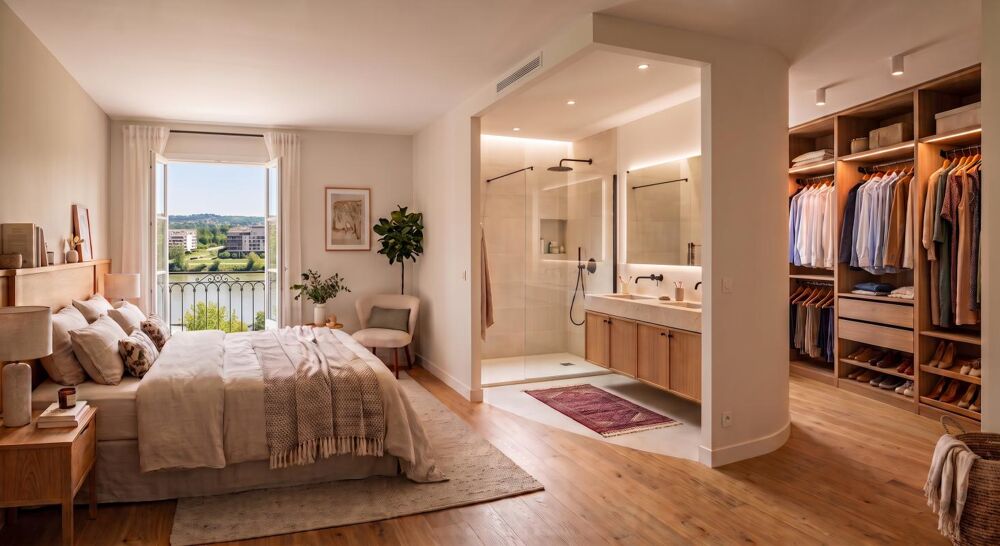 Vente Appartement ***CHARTRONS***DERNIER ETAGE D'EXCEPTION, DOUBLE TERRASSE ET VUE GARONNE !!! Bordeaux