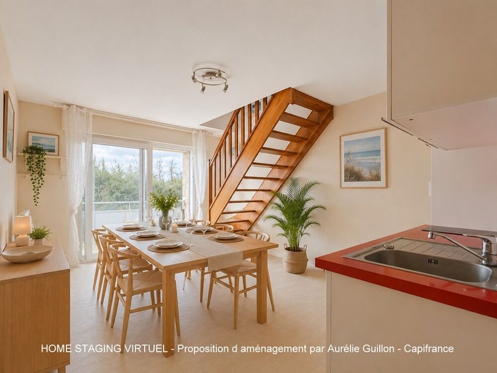 Damgan  Duplex 4 pièces à 450 m de la mer