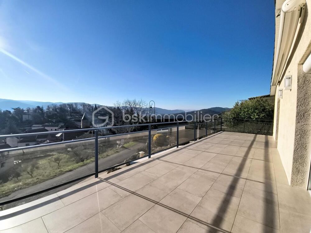 Maison contemporaine 122 m² + dépendance 85 m² + garage  Vue panoramique  Saint-Vincent-dOlargues