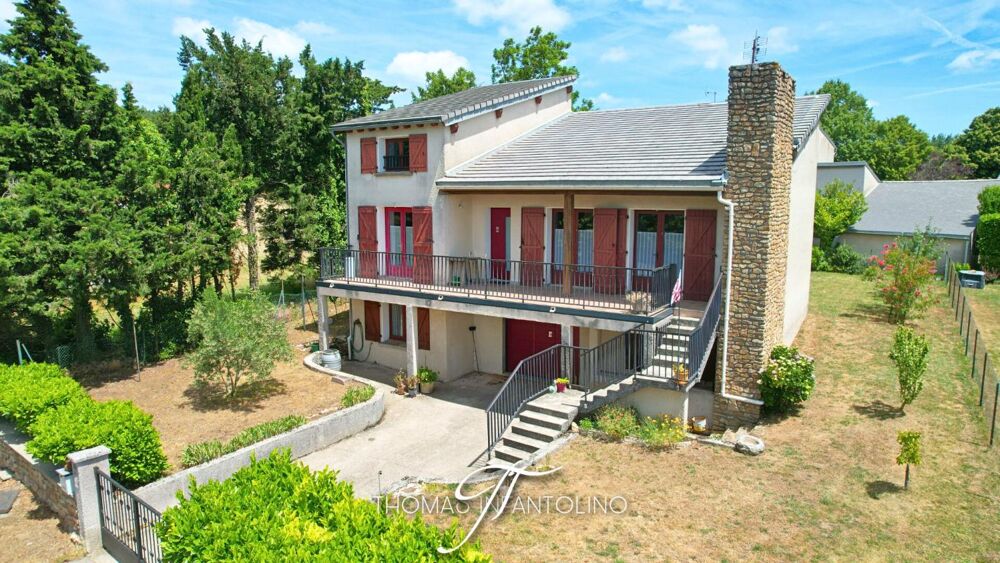 FONTIERS-CABARDÈS ? MAISON FAMILIALE AVEC VUE PYRÉNÉES - GARAGE XXL ET FORT POTENTIEL D'AMÉNAGEMENT