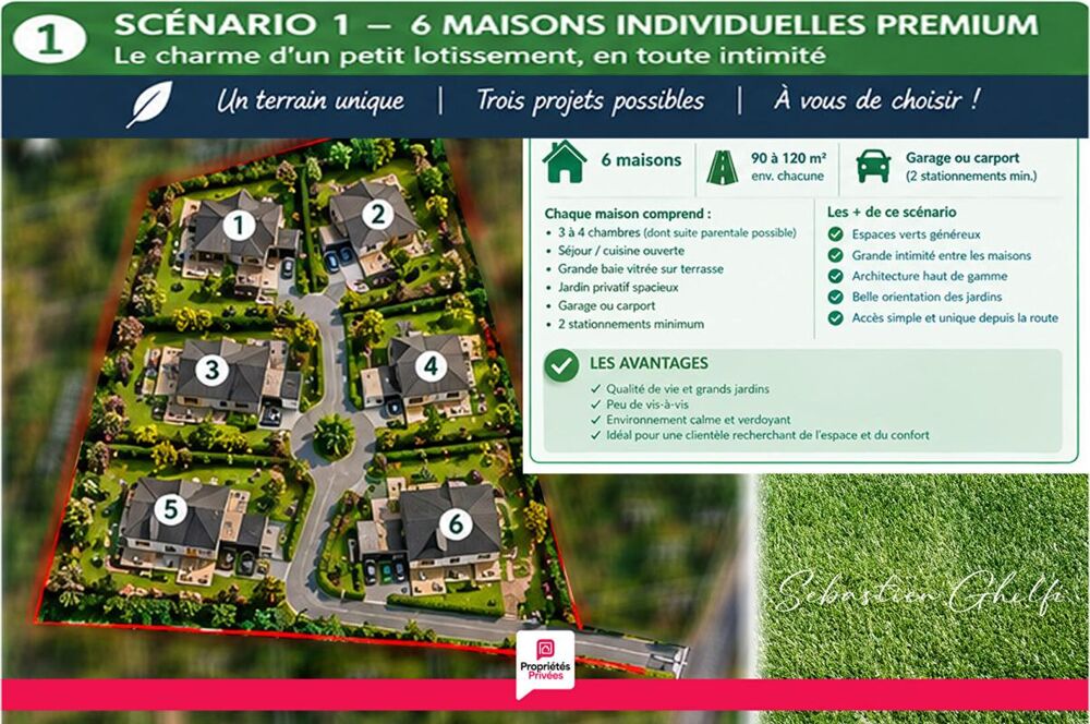 Vente Terrain RARE-ROMORANTIN NORD-4 230 m² CONSTRUCTIBLES-FORT POTENTIEL POUR PROJET IMMOBILIER Romorantin lanthenay