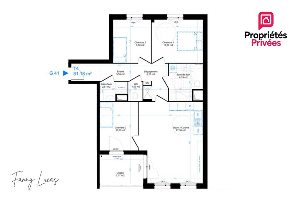 Vente Appartement APPARTEMENT GIF-SUR-YVETTE - 4 PIECES DE 81.18 m² AVEC LOGGIA Gif sur yvette