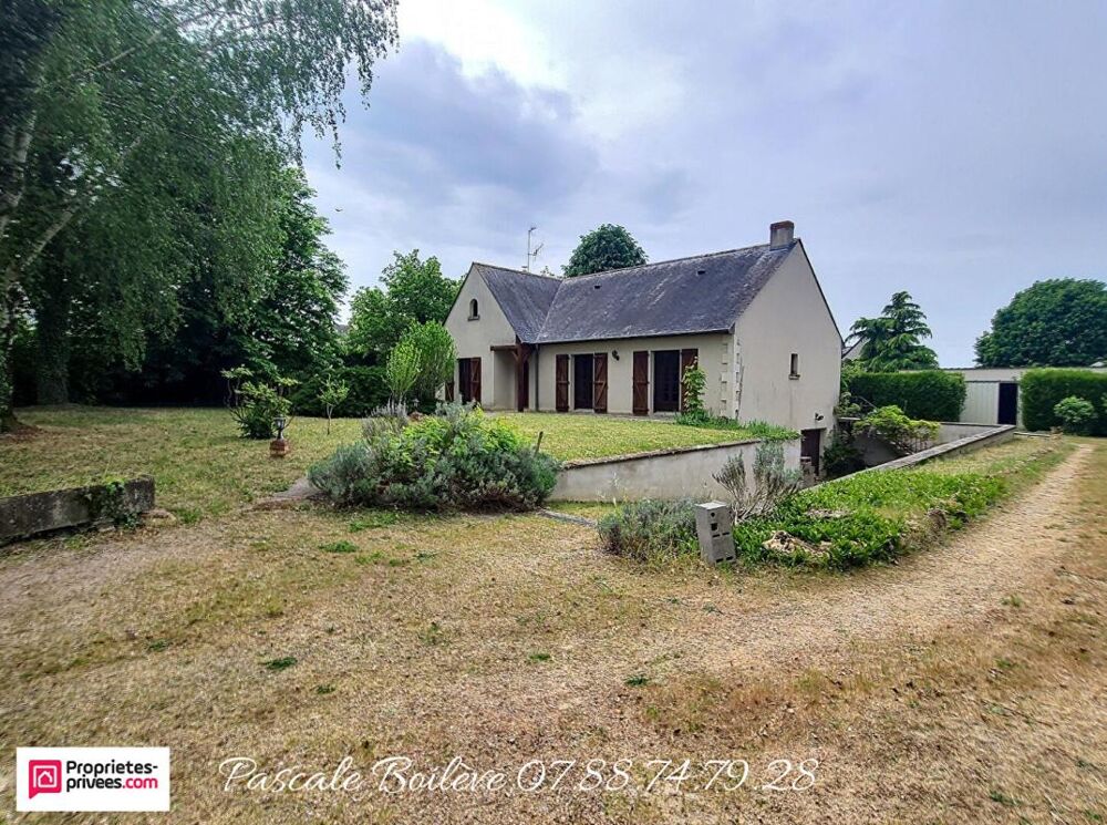 Maison 3 chambres sur sous-sol avec terrain arboré proche commodités - Vernoil le Fourrier (49390)