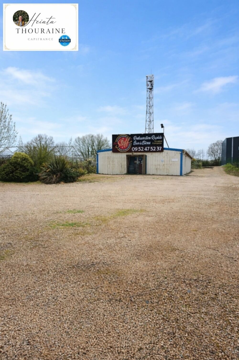   à vendre Bâtiment polyvalent de 180 m² sur un terrain de 3 000 m² – Accessibilité optimale ! 