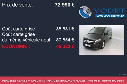 Classe V 300d 237 CV 4MATIC EXTRA LONG 8 PLACES 2023 occasion 67960 Entzheim