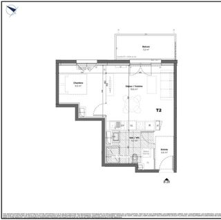  Appartement � vendre 2 pi�ces 39 m�