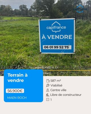  Terrain  vendre 587 m