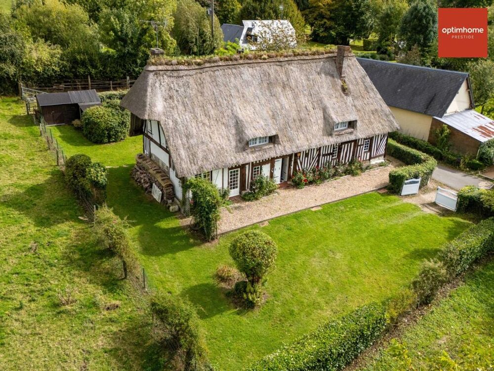 Magnifique Chaumière normande de charme avec 6 chambres sur 180 m2 à quelques km de Pont-lÉvêque