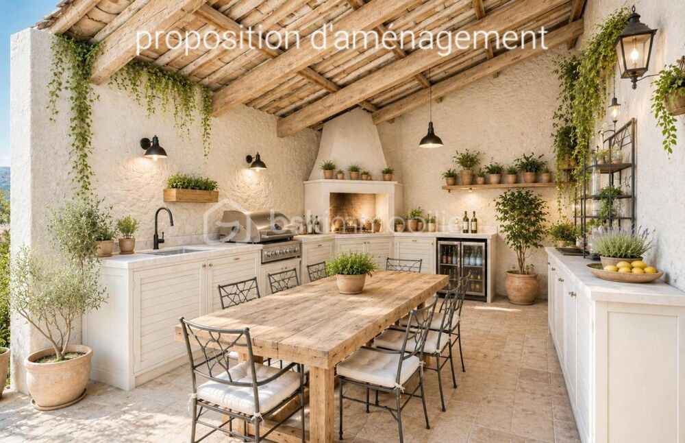 Vente Maison AUTHENTIQUE MAISON DE VILLAGE AVEC TERRASSE, JARDIN ET GARAGE Nizas