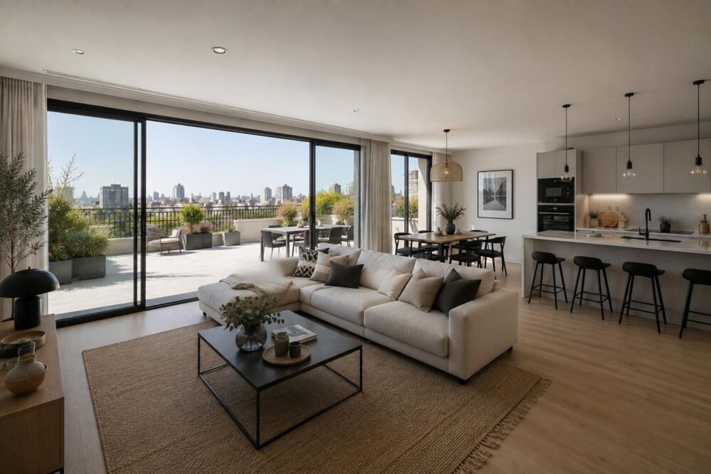 Vente Appartement 5 PIÈCES en DERNIER ÉTAGE avec GRANDE TERRASSE de 50,60 m² – EXPOSITION SUD-EST – CLICHY CENTRE Clichy