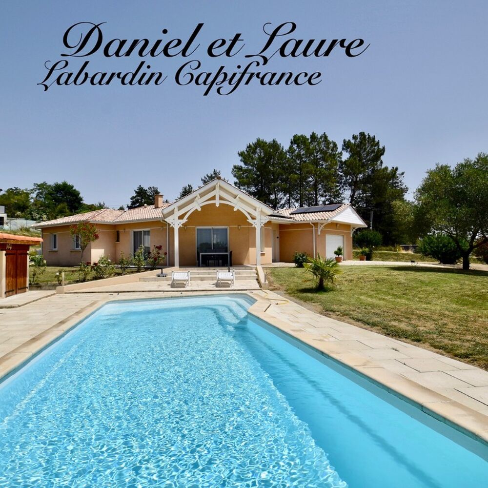 Villa avec piscine de plain pied - 4 chambres - GARAGE