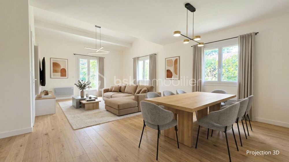Proche commerces : Maison T4 avec chambre en RDC, garage et jardin