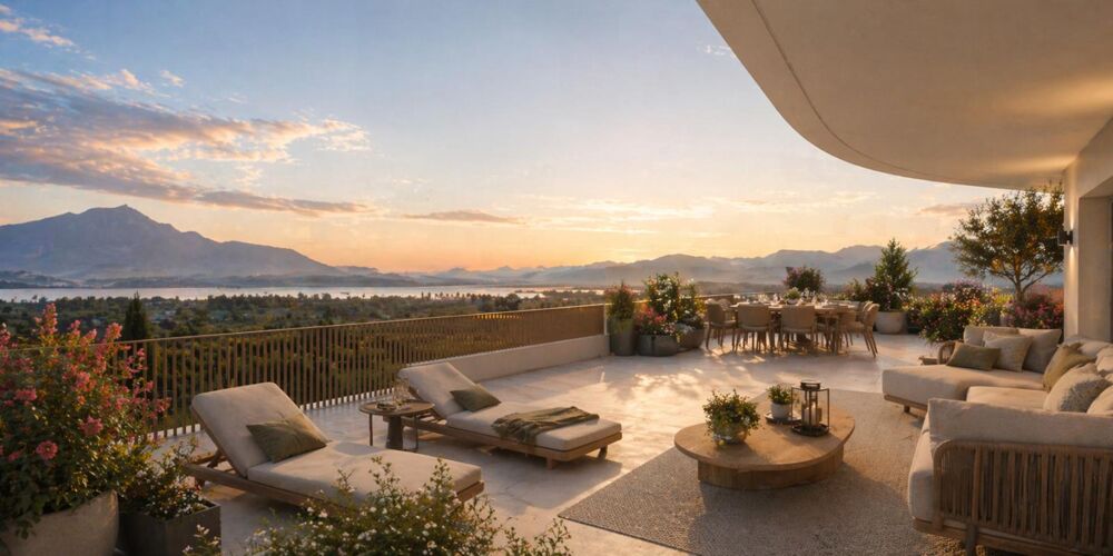 Vente Appartement Dernier étage d'exception : T4 haut de gamme avec Terrasse de 85 m² !! Villeneuve de la raho