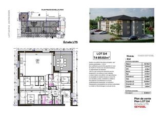  Appartement � vendre 4 pi�ces 86 m�