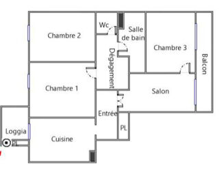  Appartement � vendre 4 pi�ces 68 m�