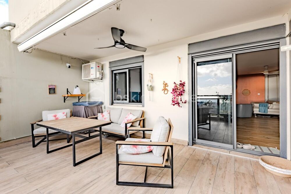 Appartement T3 76 m²  Vue mer  Terrasse  2 chambres  2 parkings  La Possession, Pichette