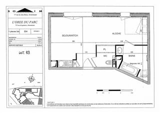  Appartement à louer 1 pièce 35 m²