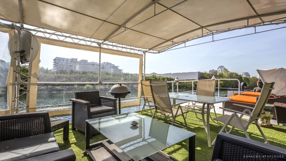 Vente Appartement Péniche de 210m² sur la SEINE Villeneuve-la-garenne