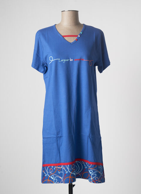 Chemise de nuit femme Rose Pomme bleu taille : 40 29 FR (FR)