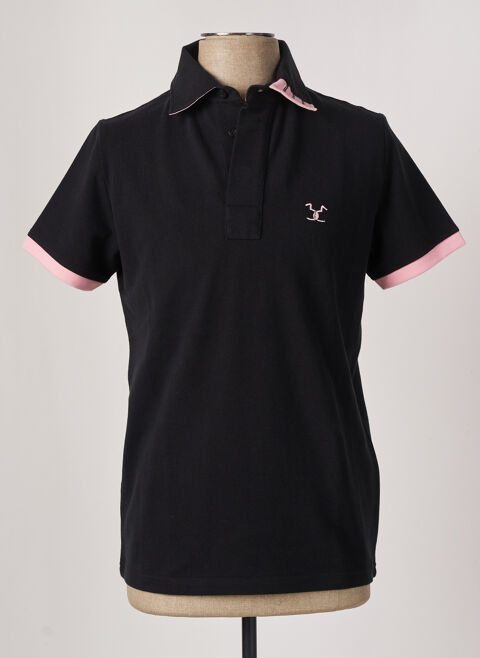 Polo homme 3Collection noir taille : S 39 FR (FR)
