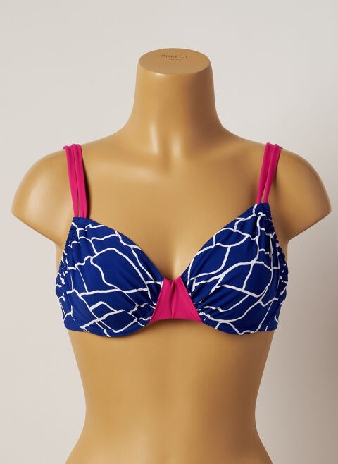Haut de maillot de bain femme Belcor bleu taille : 90B 10 FR (FR)