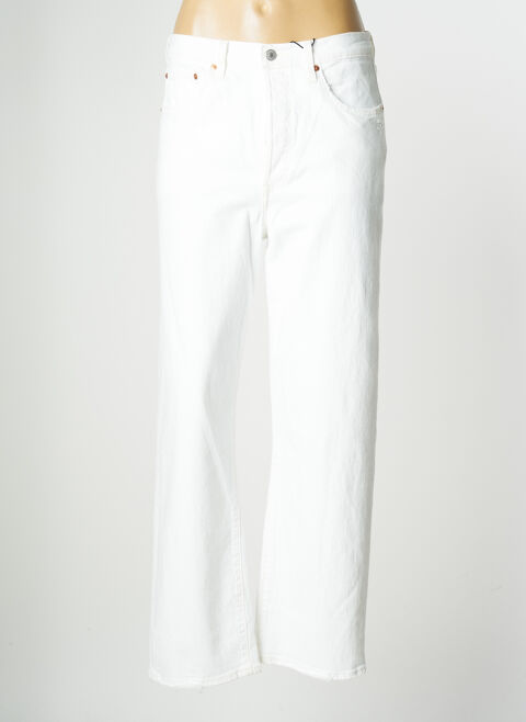Jeans coupe droite femme Levis blanc taille : W30 L30 56 FR (FR)