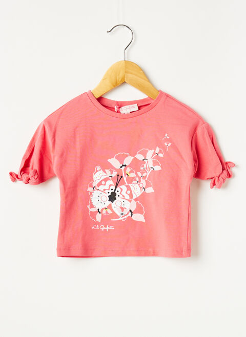 T-shirt fille Lili Gaufrette rose taille : 4 A 10 FR (FR)