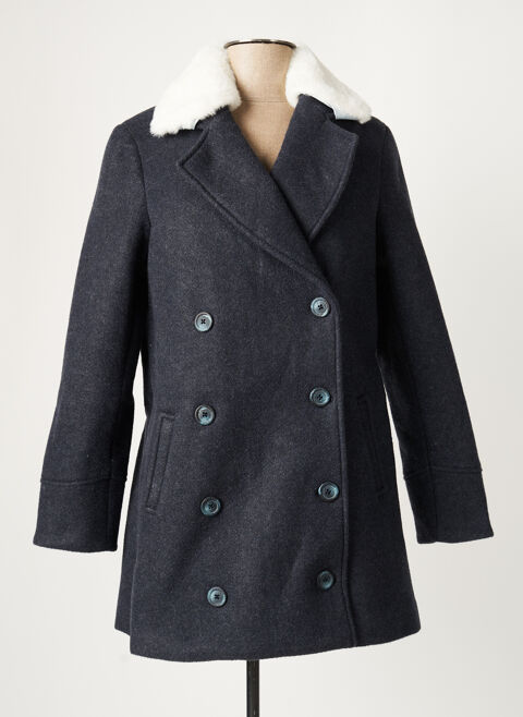 Manteau long femme Minuit Sur Terre bleu taille : 38 27 FR (FR)