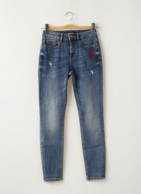 Jeans skinny femme Desigual bleu taille : W25 53 FR (FR)