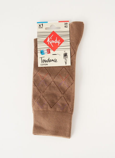 Chaussettes homme Kindy marron taille : 41 3 FR (FR)