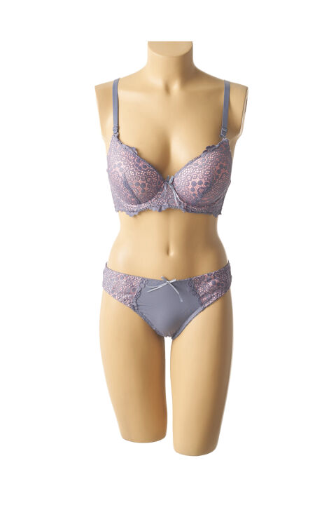 Ensemble lingerie femme Hana bleu taille : 75B XS 47 FR (FR)