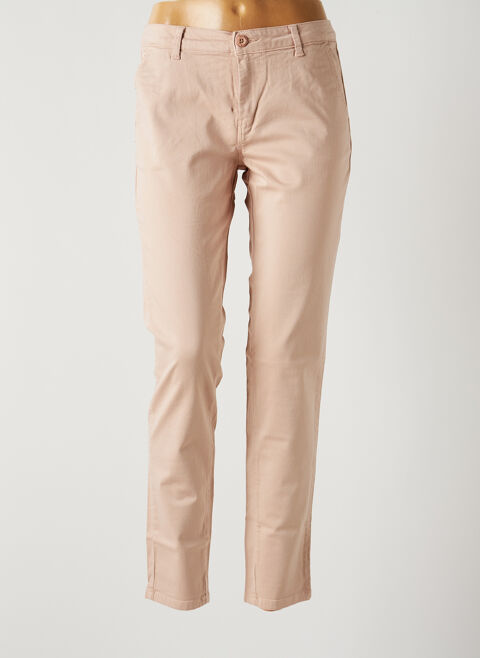 Pantalon chino femme Le Temps Des Cerises rose taille : W29 20 FR (FR)