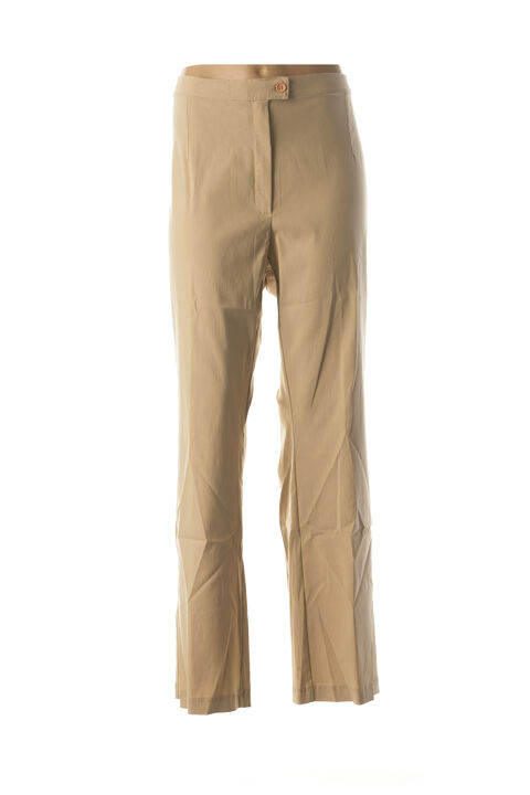 Pantalon droit femme Ciccia Bella beige taille : 52 10 FR (FR)