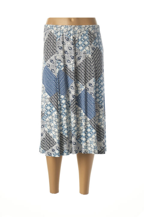 Jupe mi-longue femme Solrieu bleu taille : 38 23 FR (FR)