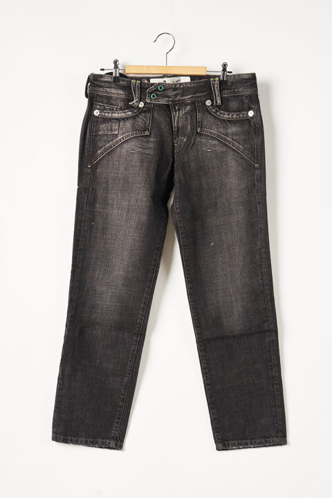 Jeans coupe droite femme April 77 gris taille : W31 18 FR (FR)