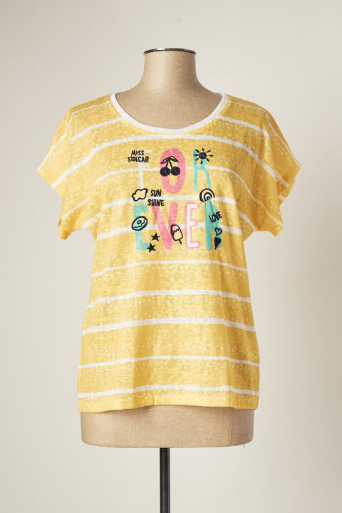 T-shirt femme Miss Sidecar jaune taille : 38 15 FR (FR)