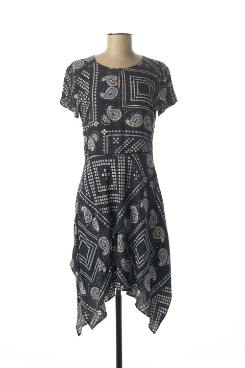 Robe mi-longue femme Ikks bleu taille : 36 17 FR (FR)