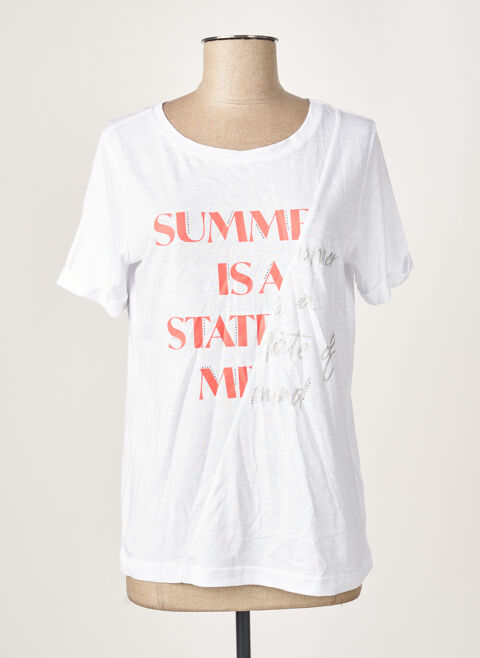T-shirt femme Street One blanc taille : 36 12 FR (FR)