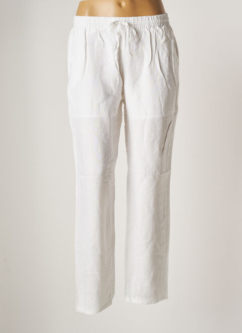 Pantalon droit femme Marie La Lune blanc taille : 40 13 FR (FR)