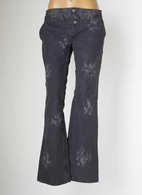 Pantalon flare femme School Rag gris taille : W32 18 FR (FR)