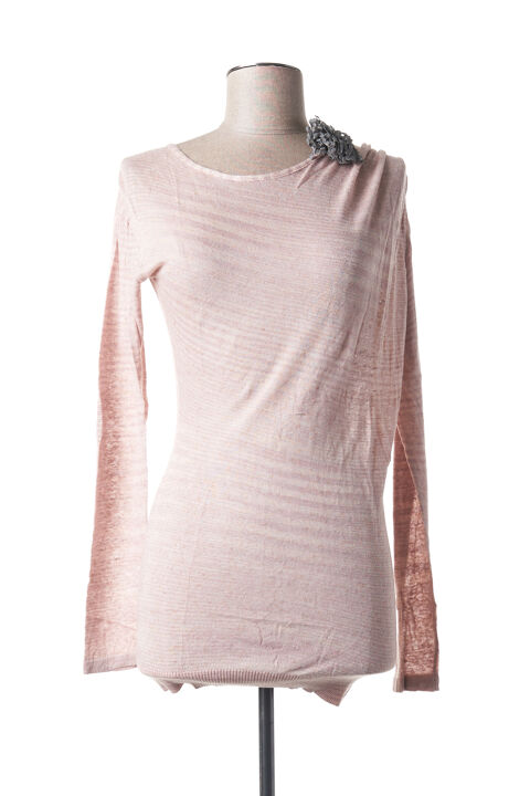 Pull femme Sisley rose taille : 34 12 FR (FR)